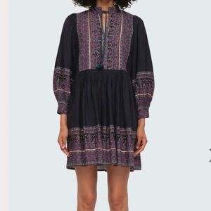 Sea New York Iris Adella Print Tunic Dress Boho Bohemian Dress